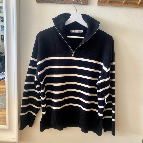 Zara striped sweater size M - Picture 3 of 6